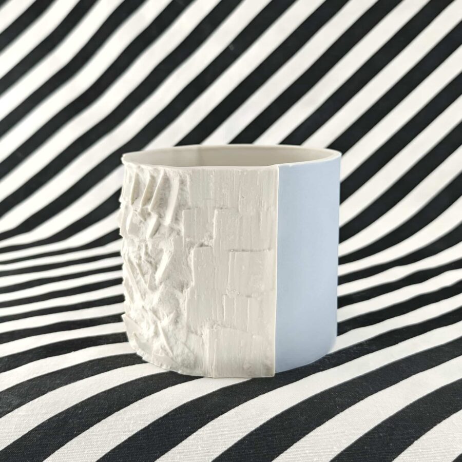 Moyen cache-pot Volto bleu