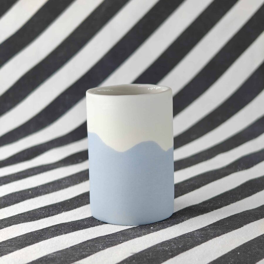 Verrine bleu pervenche