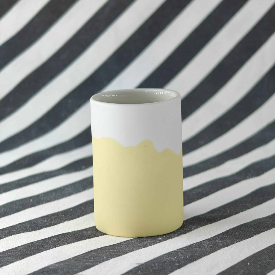 Verrine jaune champagne