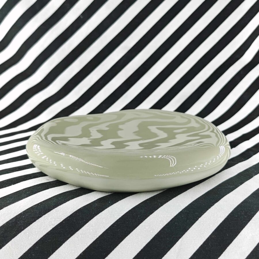 Assiette Coussin Vert